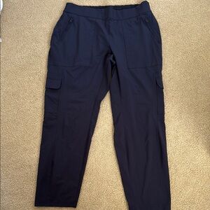 Athleta Blue Joggers with Elastic Waistband